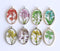 1pcs pressed flower oval pendant necklace,Real dried flower jewelry wholesale