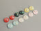 20pcs 12mm Resin Cabochons,Resin Druzy Cabochons,Mermaid Cabochons