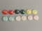 20pcs 12mm Resin Cabochons,Resin Druzy Cabochons,Mermaid Cabochons