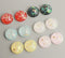 20pcs 12mm Resin Cabochons,Resin Druzy Cabochons,Mermaid Cabochons