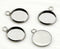 20pcs 8-25mm stainless steel pendant blank Settings,Bezel Pendant base trays