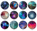 Handmade Round Photo Glass Cabochon Starry sky 236B