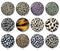 Handmade Round Photo Glass Cabochon spot 1021B