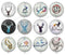 Handmade Round Photo Glass Cabochon animal 1467B