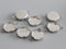 20pcs 12mm 15mm 20mm stainless steel Crown pendant blank Settings,Bezel Pendant base trays,W/ Two Closed Rings