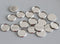 50pcs 8-25mm stainless steel pendant blank Settings,Bezel Pendant base trays