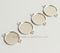 20pcs 12mm 20mm stainless steel pendant blank Settings,Bezel Pendant base trays,W/ Two Closed Rings