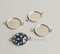 20pcs 12mm 20mm stainless steel pendant blank Settings,Bezel Pendant base trays,W/ Two Closed Rings