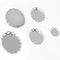 50pcs 13x18mm/ 18x25mm Oval Stainless Steel lace Bezel  Bezel Cabochon Settings Trays ,Glass Bezel Blanks