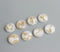 20pcs  10mm 12mm white Gold foil Faux Druzy Resin Cabochons, Glitter Resin Cabochons