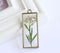 1pcs Handmade real Resin pressed flower pendant necklace