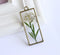 1pcs Handmade real Resin pressed flower pendant necklace