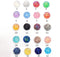 20pcs 12mm Faux Druzy Resin Gypsophila Stainless steel earrings
