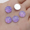 20pcs 12mm Faux Druzy Resin Gypsophila Stainless steel earrings