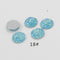 20pcs 12mm Faux Druzy Resin Gypsophila Stainless steel earrings