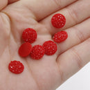 20pcs 10mm Druzy Cabochons Faux Druzies 10mm Cabochon, Resin Kawaii Glitter Cabs Jewelry Findings