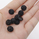 20pcs 10mm Druzy Cabochons Faux Druzies 10mm Cabochon, Resin Kawaii Glitter Cabs Jewelry Findings