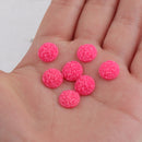20pcs 10mm Druzy Cabochons Faux Druzies 10mm Cabochon, Resin Kawaii Glitter Cabs Jewelry Findings