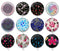 Handmade Round Photo Glass Cabochon 2484B