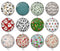 Handmade Round Photo Glass Cabochon animal deer 2500B