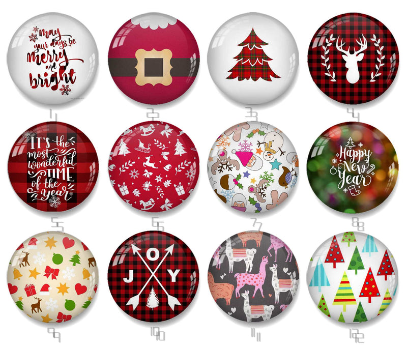 Handmade Round Photo Glass Cabochon 2505B