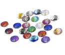 20pcs Resin 12mm Mermaid Cabochons, 12mm Mermaid Cabochon, 12mm Fish Scale Dragon Snake Skin Cabochons