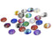20pcs Resin 12mm Mermaid Cabochons, 12mm Mermaid Cabochon, 12mm Fish Scale Dragon Snake Skin Cabochons