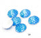 20pcs Resin 12mm Mermaid Cabochons, 12mm Mermaid Cabochon, 12mm Fish Scale Dragon Snake Skin Cabochons