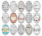Handmade oval Photo Glass Cabochons Pattern text B209