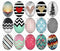 Handmade oval Photo Glass Cabochons Pattern B505