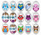 Handmade oval Photo Glass Cabochons Animal owl B509