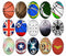Handmade oval Photo Glass Cabochons Pattern B538