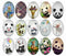 Handmade oval Photo Glass Cabochons Pattern B573