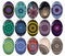 Handmade oval Photo Glass Cabochons Pattern B580