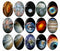 Handmade oval Photo Glass Cabochons Starry sky B604