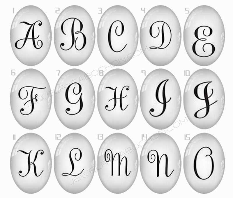 Handmade oval Photo Glass Cabochons B689