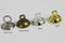 10 sets real Dandelion 10mm 14mm 16mm Clear Glass Globe Bottle Charms Pendants Necklace