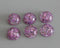 10pcs purple flower Resin Pressed flower Cabochons, Real dried flowers Cabochons