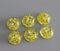 10pcs yellow flower Resin Pressed flower Cabochons, Real dried flowers Cabochons