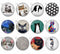 Handmade Round Photo Glass Cabachons Animal cat 814B