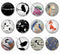 Handmade Round Photo Glass Cabachons Animal bird 854B