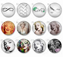 Handmade Round Photo Glass Cabachons Pattern 863B