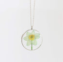 Pressed Flower Pendant Necklace, Real Dried Flower Resin Jewellery