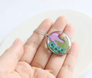 Pressed Flower Pendant Necklace, Real Dried Flower Resin Jewellery