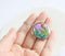 Pressed Flower Pendant Necklace, Real Dried Flower Resin Jewellery