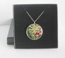 Pressed Flower Pendant Necklace, Real Dried Flower Resin Jewellery