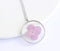 Pressed Flower Pendant Necklace, Real Dried Flower Resin Jewellery
