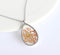 Teardrop Pressed Flower Pendant Necklace, Real Dried Flower Resin Jewellery