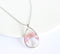 Teardrop Pressed Flower Pendant Necklace, Real Dried Flower Resin Jewellery