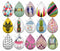 Handmade Teardrop Photo Glass Cabochons pattern geometric 705 B